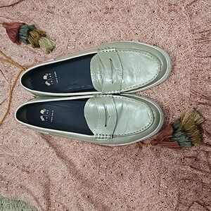 Cole Haan loafer, metallic